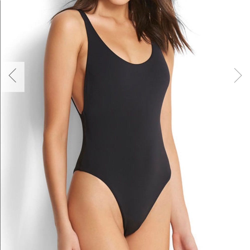 Seafolly Retro Tank One Piece Swimsuit